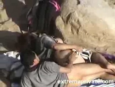 Нудисты семьей на пляжек видео